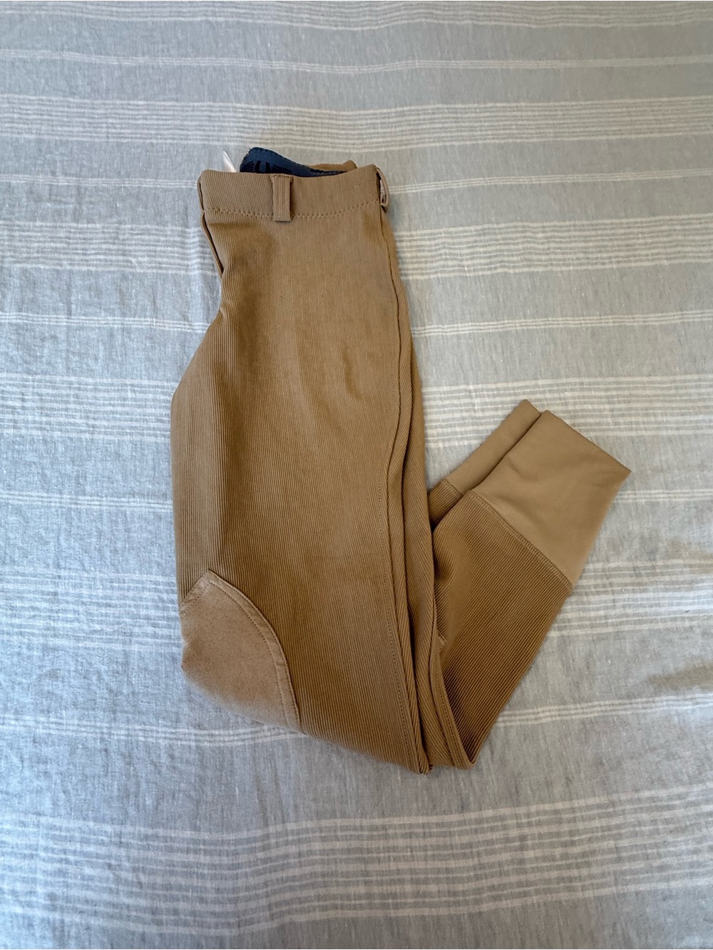 Women’s Tan Equestrian-Style Riding Breeches